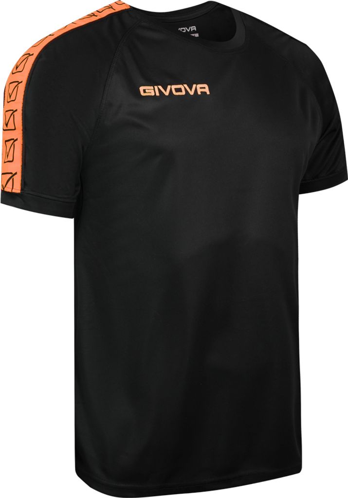XL neonorange/schwarz|Givova Band Herren Trainings Trikot BA02-2810