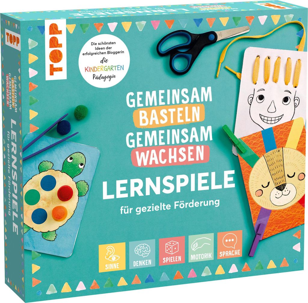 Gemeinsam basteln, gemeinsam wachsen - Lernspiel-Box für gezielte Förderung