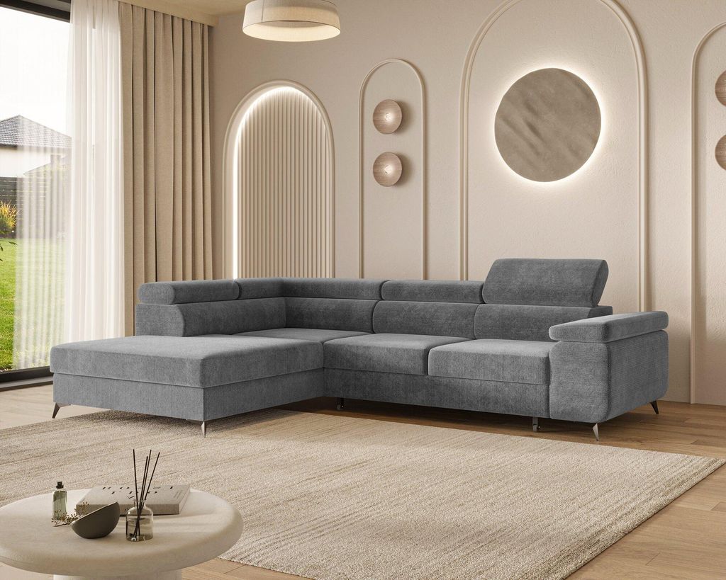 MOEBLO Ecksofa OSTIN – L-Form Wohnlandschaft mit Produktbild 