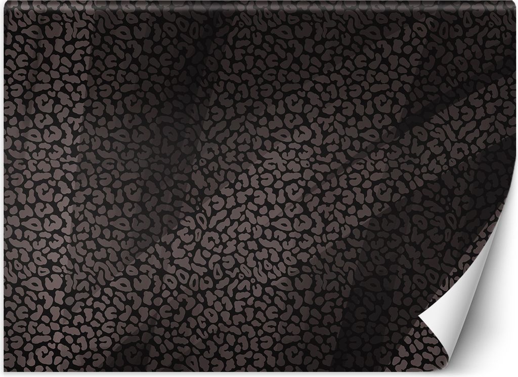 Vlies fototapete Panther Leopardenfellmuster Textur 250x175 cm Feeby Grau inkl. Kleber einfache Montage