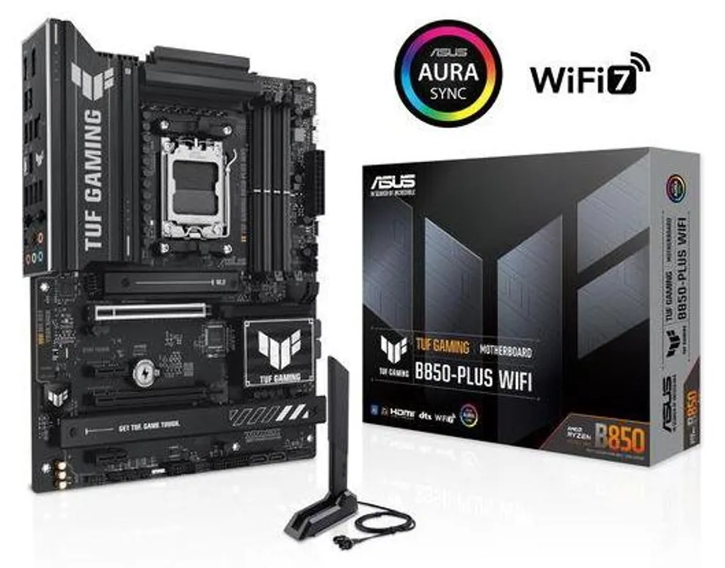 Fiabilité totale avec la ASUS TUF GAMING B850M-PLUS II contre la chauffe