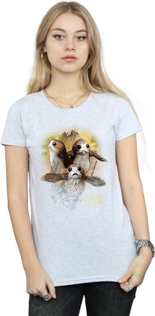 Star Wars - "The Last Jedi" T-Shirt für Damen BI42701 (XL) (Grau)