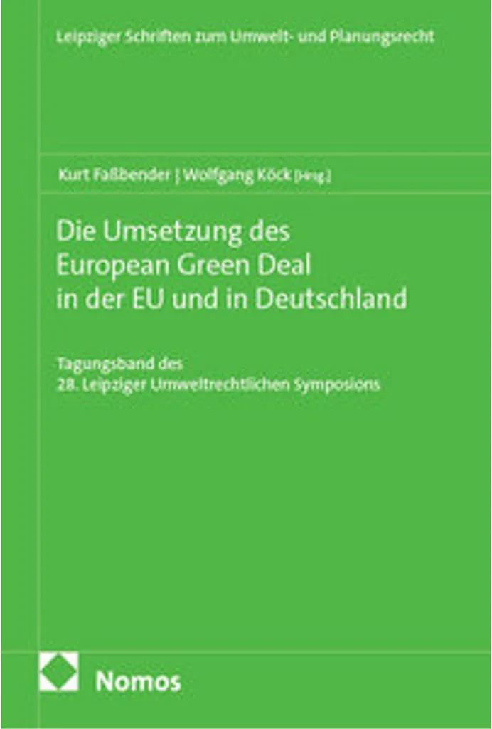European Green Deal en UE et Allemagne : Analyse de mise en œuvre