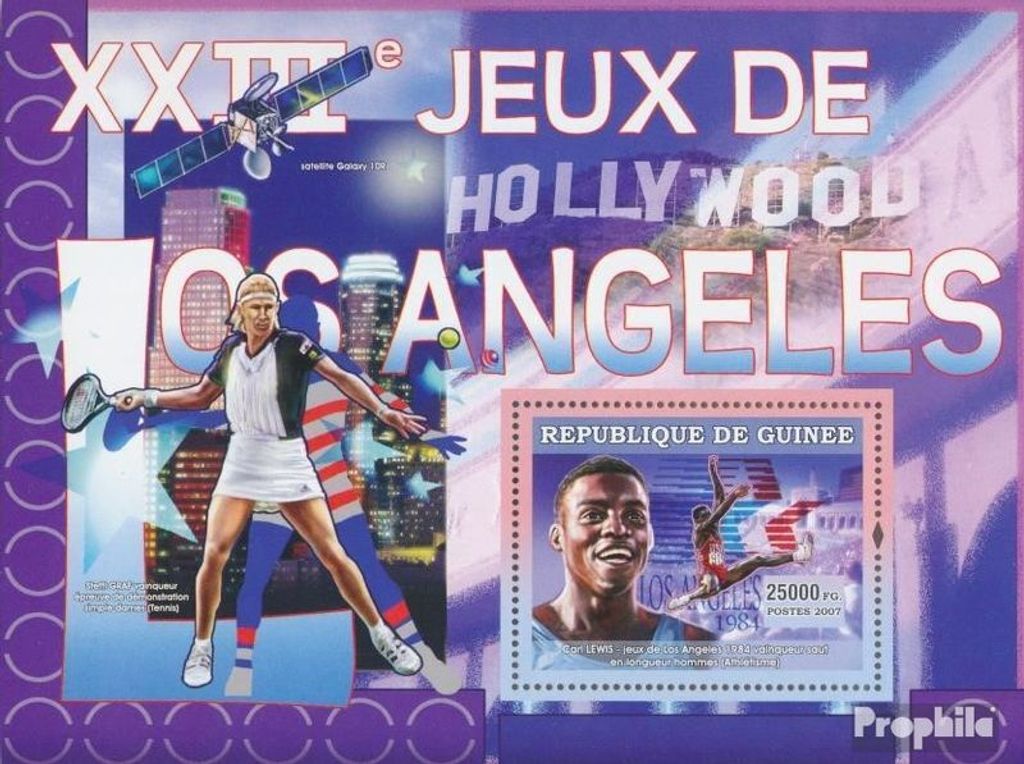 Briefmarken Guinea 2007 Mi Block 1159 (kompl. Ausgabe) postfrisch XXIII. Spiele Los Angeles 1984