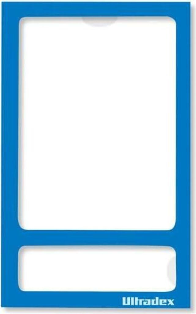 Fototasche magnetisch mit Rückwand 70x113mm blau VE=5 Stück