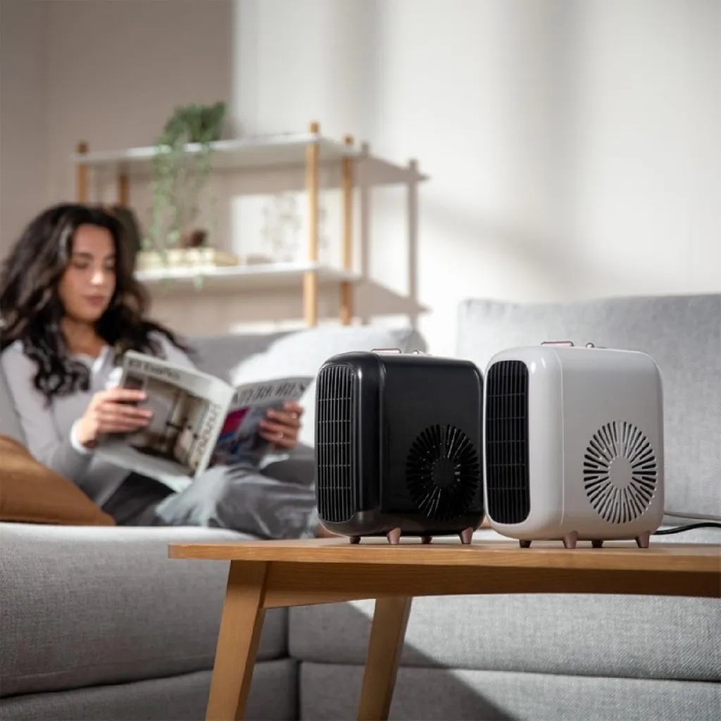 Chauffage d'appoint céramique 2000W portable avec sélecteur de puissance