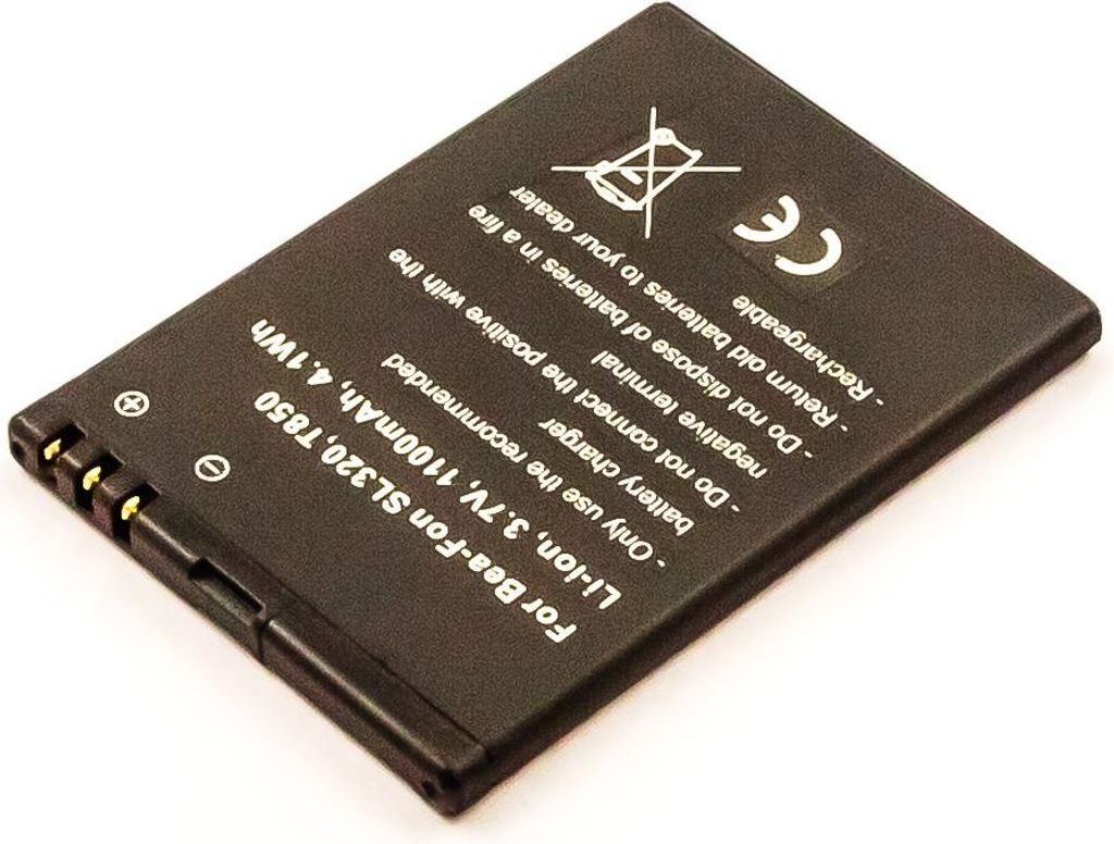Ersatzakku für Bea-Fon SL320 & T850 – 3,7V 1100mAh