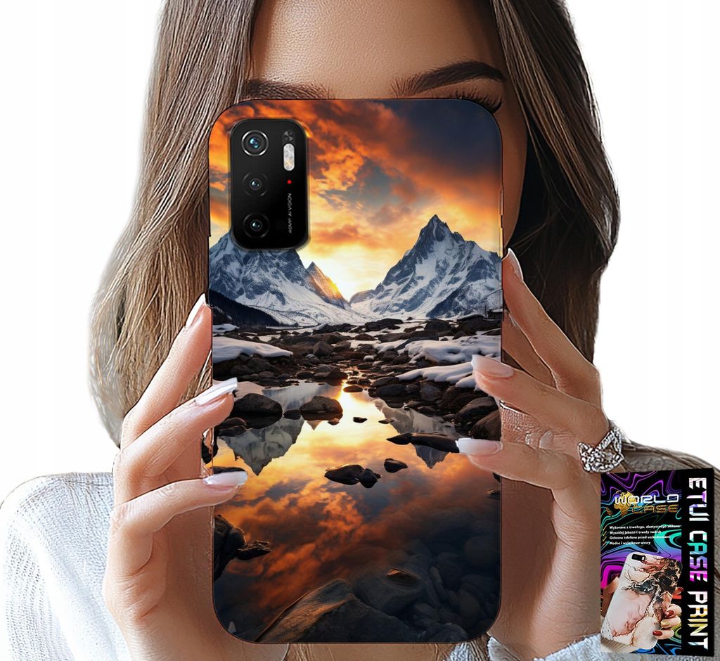 Gehäuse Für Xiaomi Poco M3 Pro 5G - Stream, Berge, Gipfel, Everest + Film