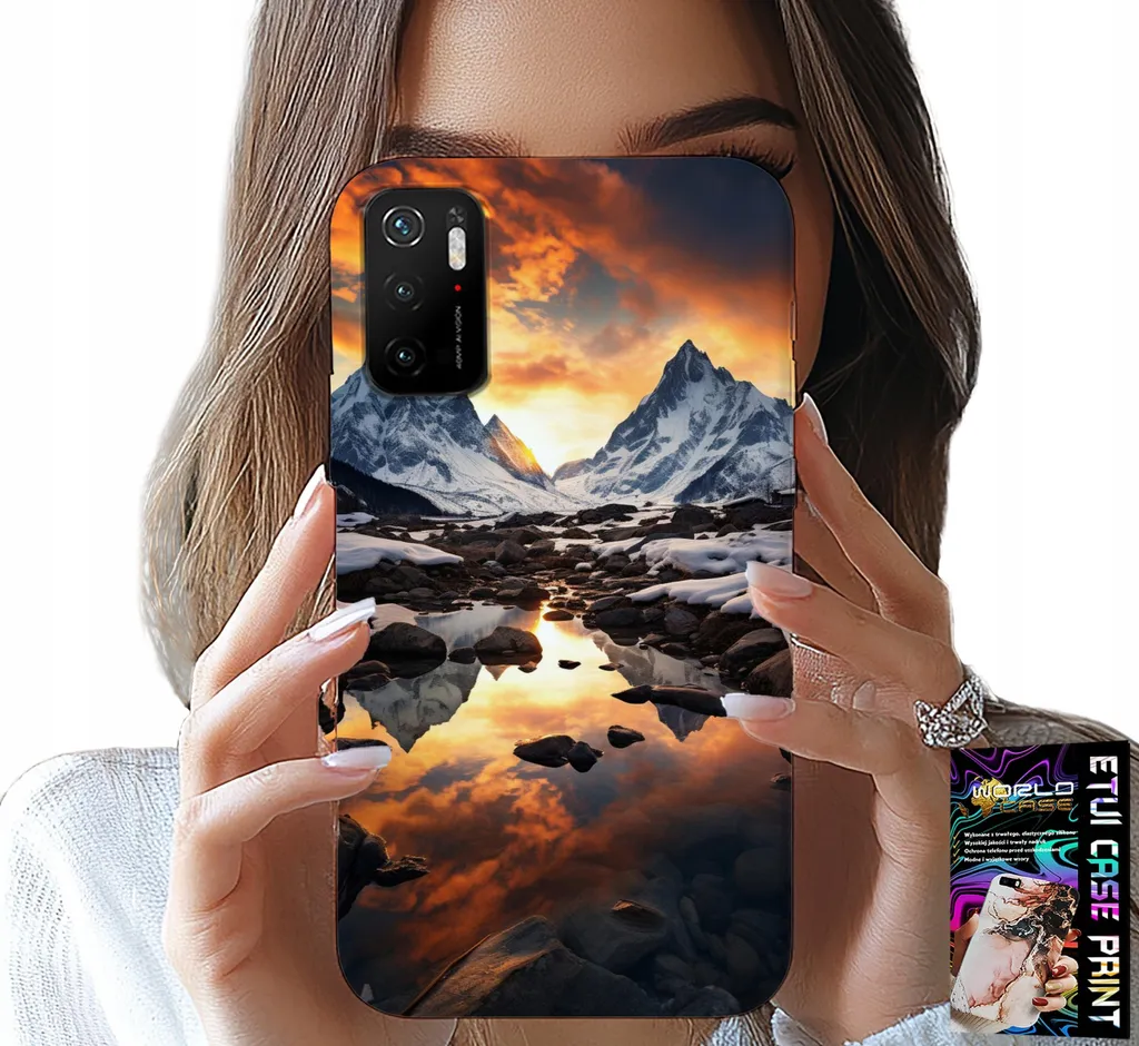 Custodia Xiaomi Poco M3 Pro 5G - Design Montagna Summit + Pellicola Vetro