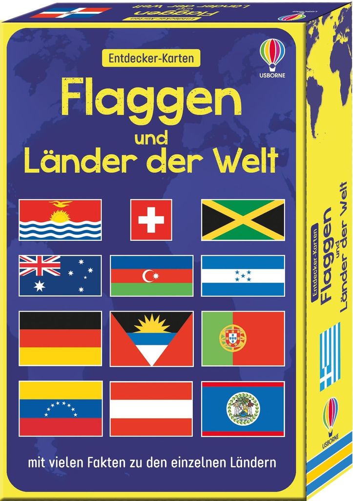 Entdecker-Karten: Flaggen und Länder der Welt