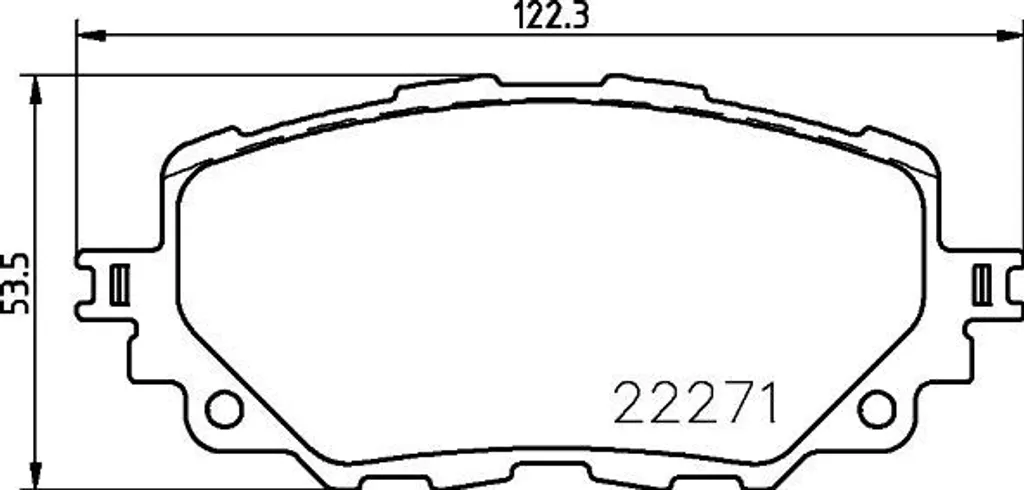 Plaquettes de frein HELLA contre le sifflement pour Fiat 124 Spider