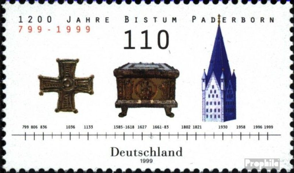 Briefmarken BRD (BR.Deutschland) 1999 Mi 2060 (kompl.Ausg.) postfrisch Sondermarken