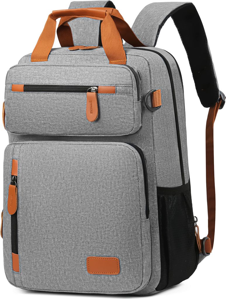 Grosser Reiserucksack 15,6-Zoll-Laptop-Rucksack fuer Maenner und Frauen Wasserabweisender, leichter Business-Rucksack mit Gepaeckgurt