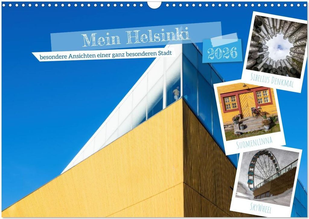 Mein Helsinki (Wandkalender 2026 DIN A3 quer), CALVENDO Monatskalender