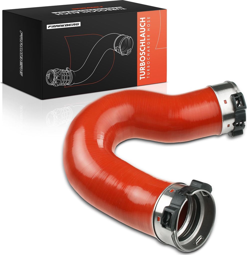 Frankberg 1x Kühlerschlauch Turboschlauch für Mercedes-Benz Sprinter 3,5-T Bus Kasten Pritsche/Fahrgestell B906