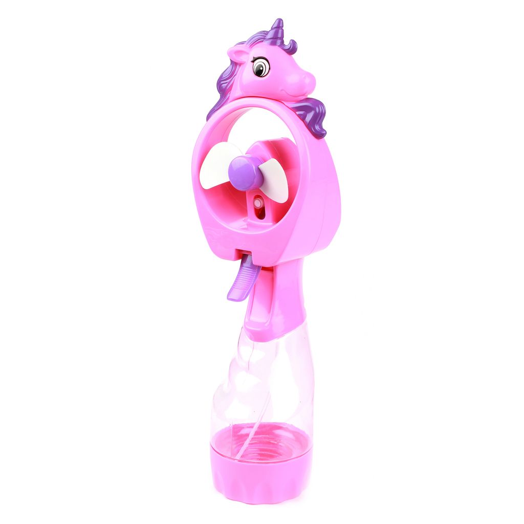 Einhorn Handventilator mit Sprühflasche Produktbild 