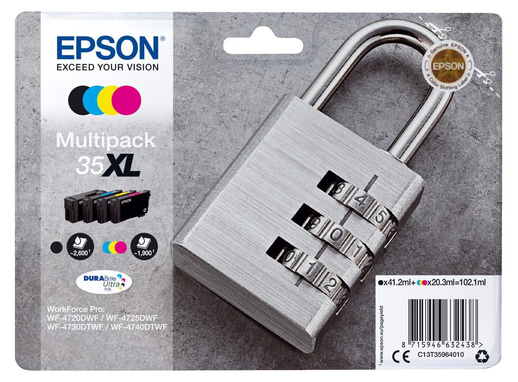 Epson Padlock 35XL Vorhängeschloss DURABrite Ultra Produktbild 