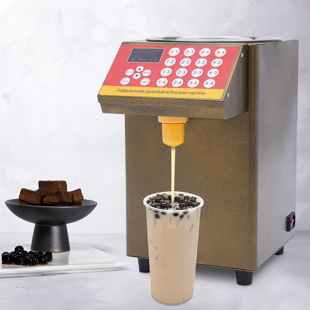 Distributeur de Sirop 8L Haute Précision avec 16 Touches Programmables Inox - 14