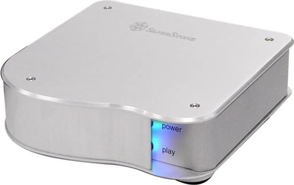 SilverStone SST-EB01S-E : DAC USB en Aluminium avec Sortie RCA/Jack
