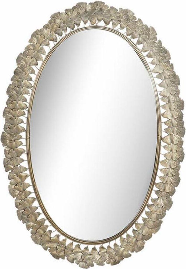 Wandspiegel DKD Home Decor Champagner Pflanzenblatt 69 x 3,5 x 98,5 cm