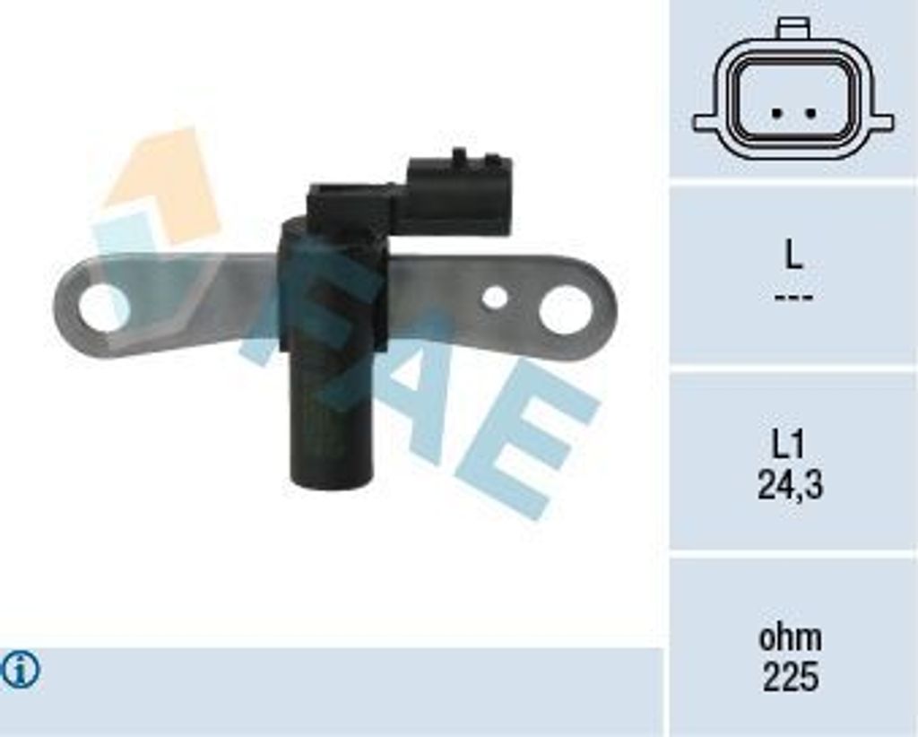 FAE 79327 Kurbelwellensensor Impulsgeber für RENAULT TWINGO II (CN0)