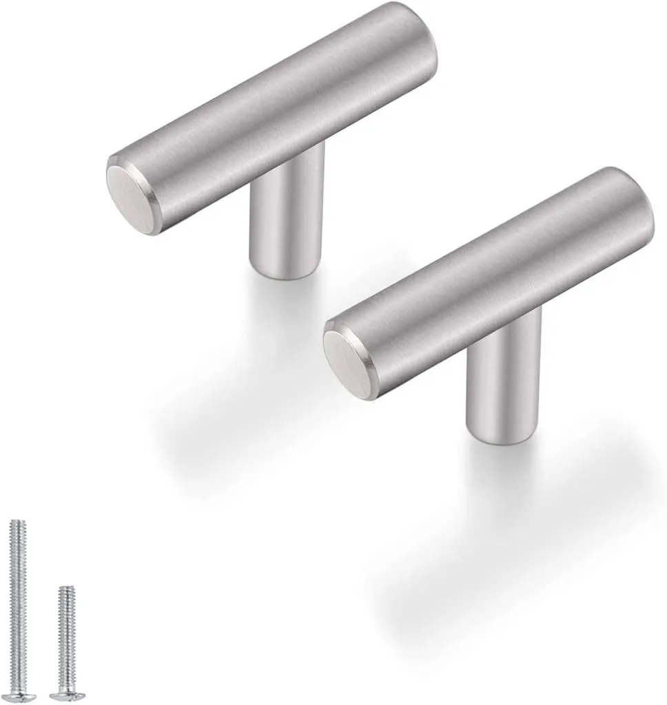 Boutons de cuisine en inox pour relooker vos placards, lot de 10 pièces
