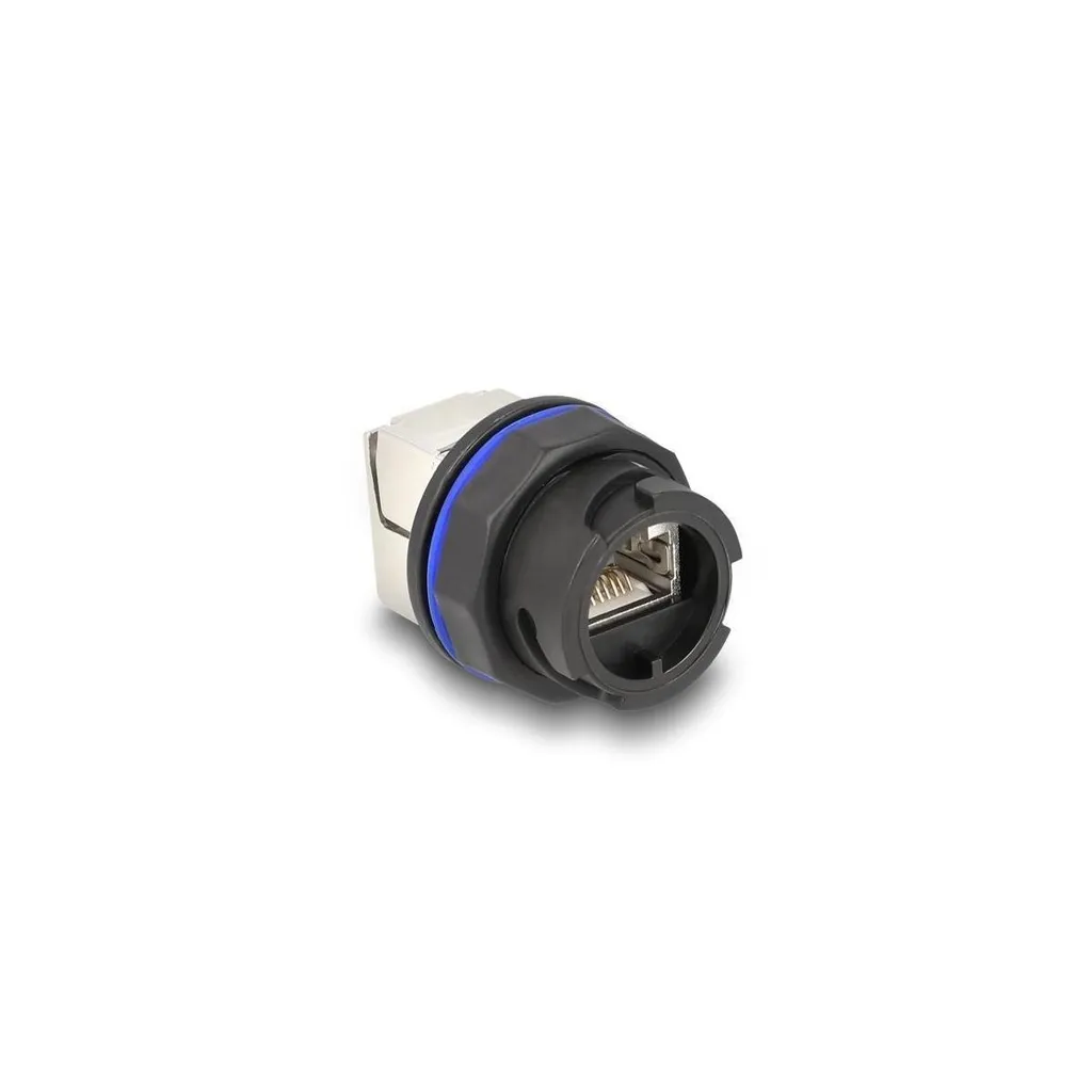 Jack RJ45 Delock Cat.6A Nero - Gaming LAN 10Gbps senza Lag - 2
