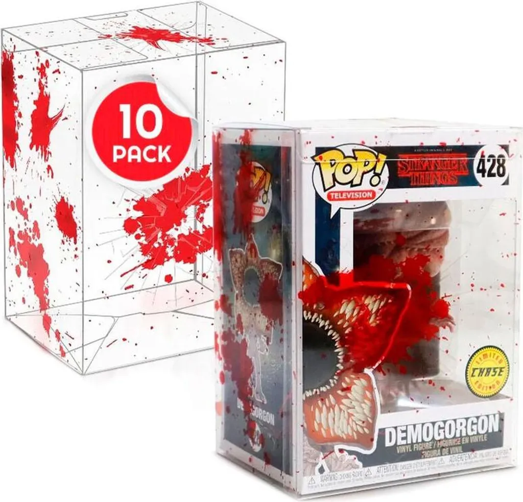 Protégez vos Funko POP des chocs avec style : pack 10 étuis sang et balles