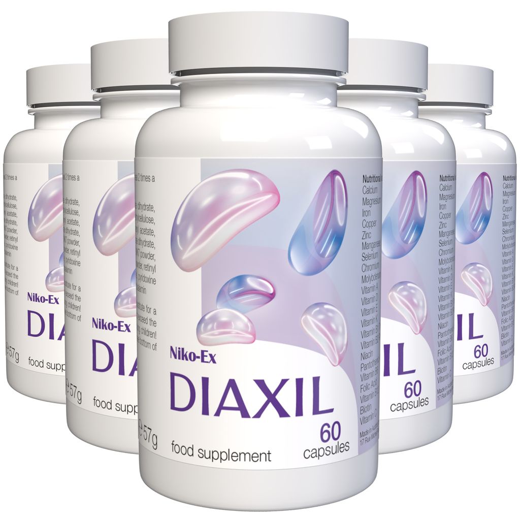 Diaxil - 300 Kapseln (5x60 Kapseln), 5er Pack Produktbild 
