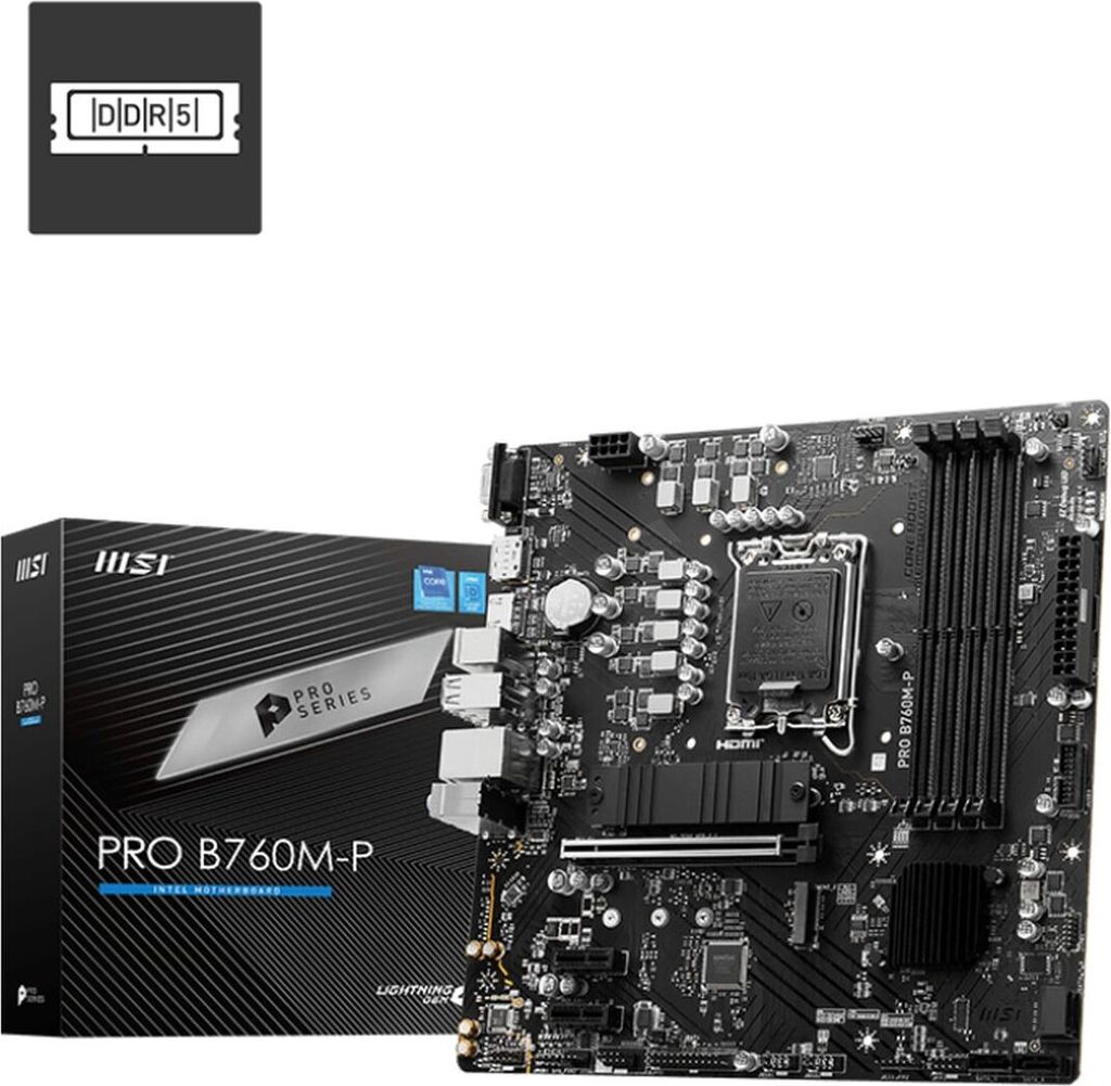 Základná doska MSI PRO B760M-P LGA 1700 Intel B760 Obrázok produktu 