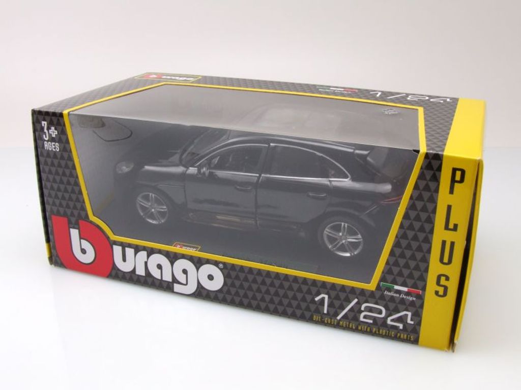 Porsche Macan 2014 noir Modèle réduit 1:24 Burago Image du produit 