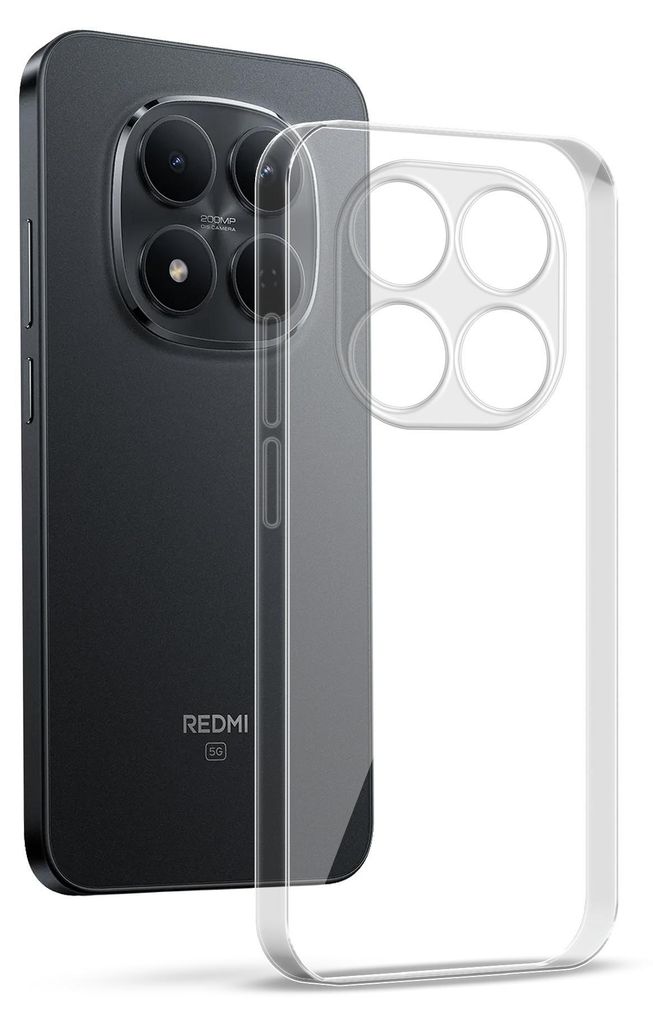 Handyhülle für Xiaomi Redmi Note 15 Pro 5G Hülle Transparent Flexibel Elastisch Case Cover Backcover Schutzhülle