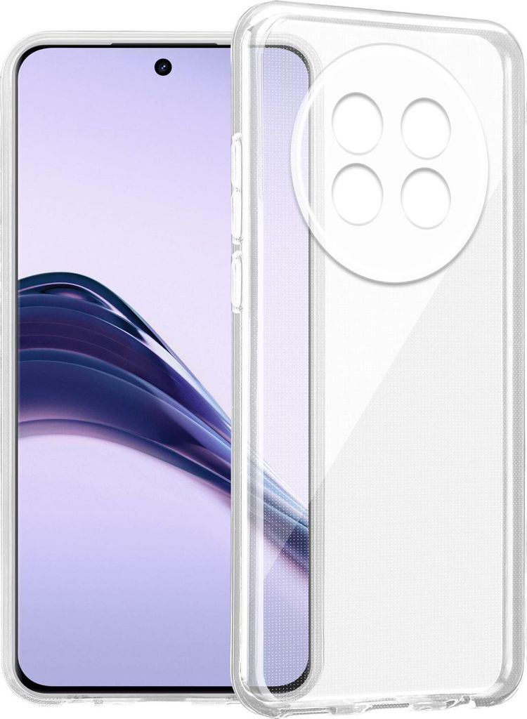 Cadorabo Hülle für OPPO Realme 12 5G / 12X 5G/ 13 5G / C65 5G / Narzo 70X / N6 Hülle Silikon Handyhülle Case Cover aus [Nie vergilben Technolog...