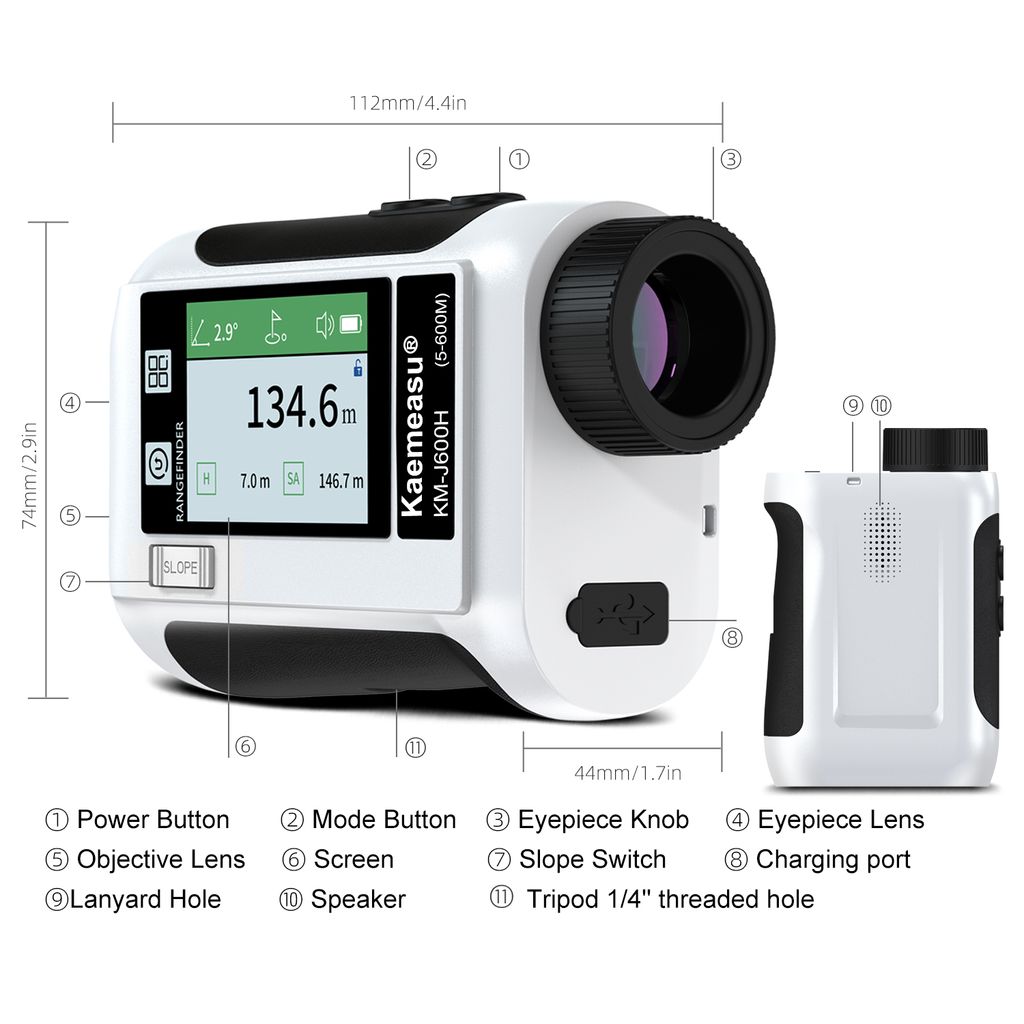 800M Golf-Entfernungsmesser-Entfernungsmesser mit Produktbild 11