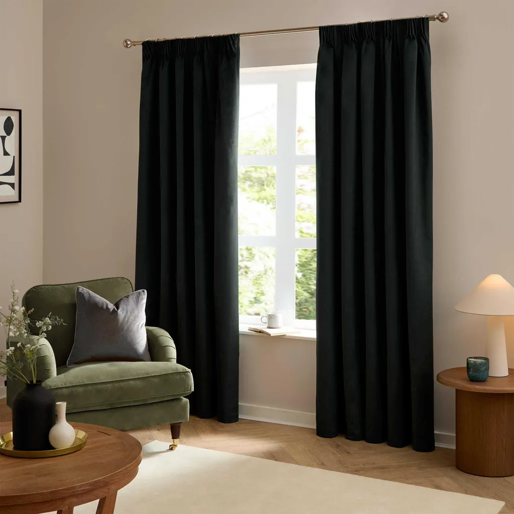 Rideaux velours noir Furn Ultimate RV3701 117x137 stop vis-à-vis