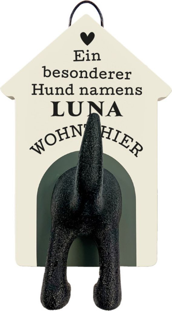 History & Heraldry Personalisierte Leinenhalter für Hunde als Leinenparkplatz, für Hundegarderobe o. als Wanddeko Hunde Accessoires - Leinenhalte...