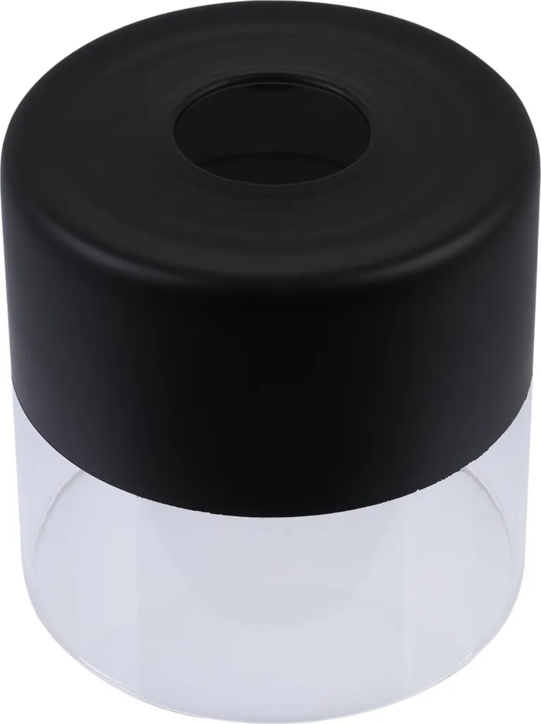 Paralume Roma Vetro Nero 12cm | Ricambio Elegante per Lampade Moderne
