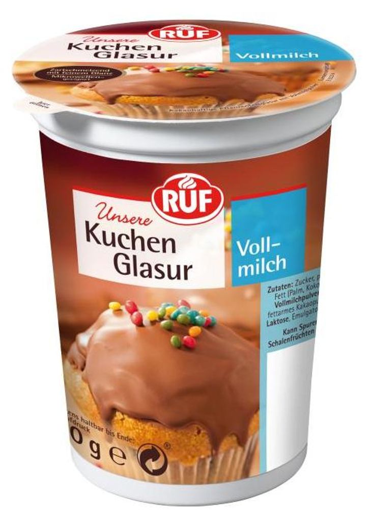 RUF Glasur Vollmilch 500g Produktbild 