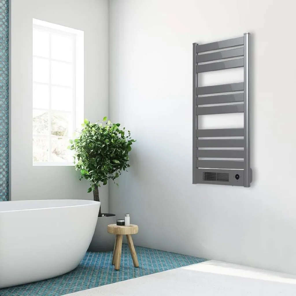 Sèche-serviette Céramique 2000W ReadyWarm 9780 : Puissance et Design Inox