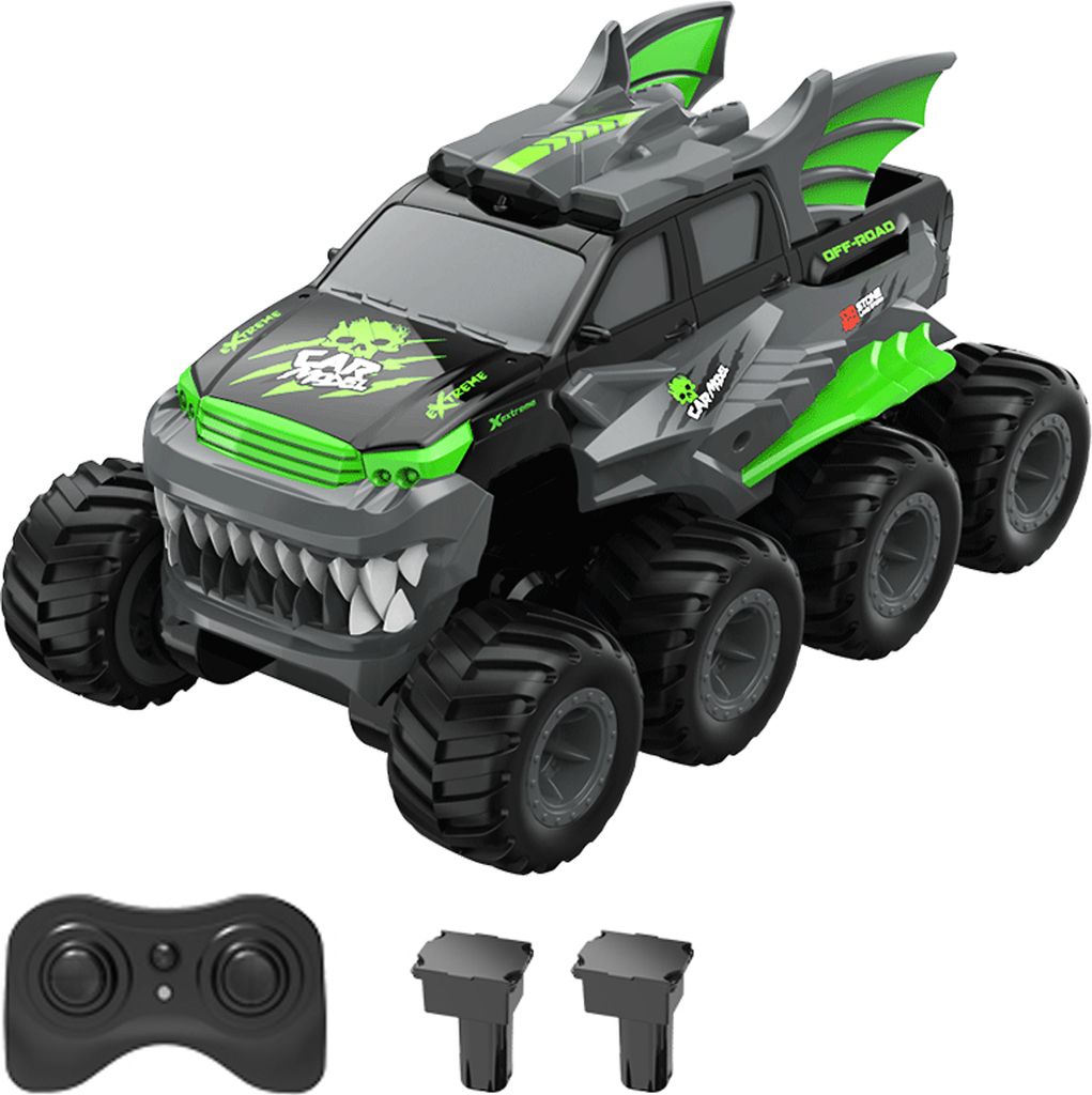 Ferngesteuertes Auto, 2,4 G 8WD Amphibien-Gelaendewagen, wasserdicht, fuer Kinder, 360 ¡ã drehbar, fuer Pool, See, Outdoor, All-Terrain, Land, Wa...