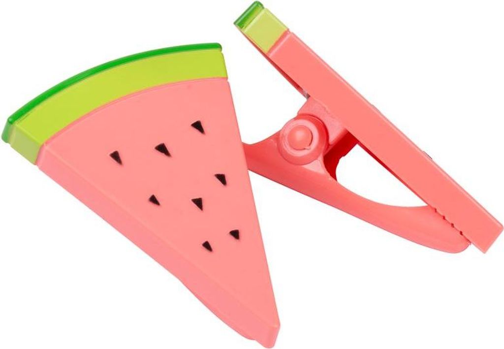 Mollette per teli da spiaggia, 12x9x7,5 cm, 2 pz, meloni Immagine del prodotto 