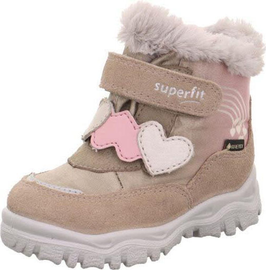 Superfit HUSKY+ Mädchen Kinder Winterschuhe gefüttert beige rosa 20
