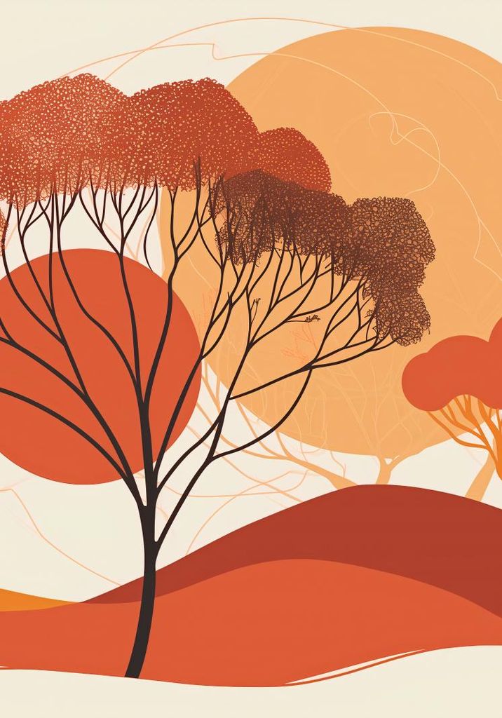 Poster 70x100cm Letzte Sonnenstrahlen