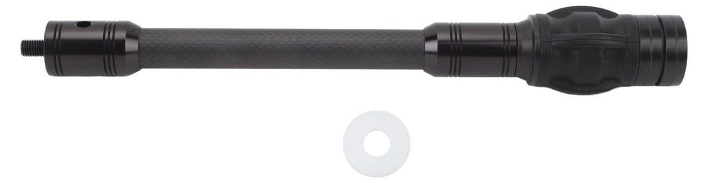 Bogenstabilisator aus 3K-Kohlefaser, reduziert Vibrationen mit Gewichten und dämpfender Balance-Stabstange für Bogenschießen-Ausrüstung TS-10