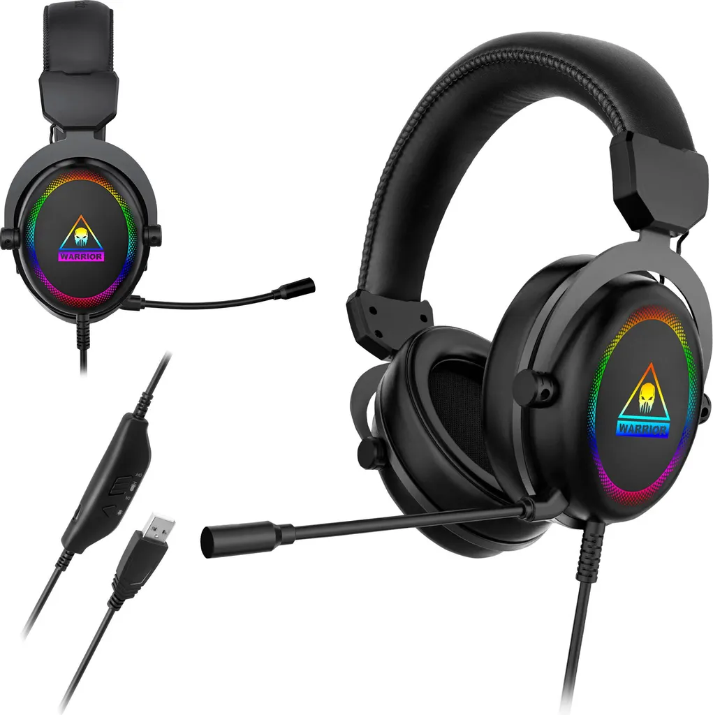 Cuffie Gamer Kruger&Matz KM0675 Warrior GH-50 con Microfono RGB - 8