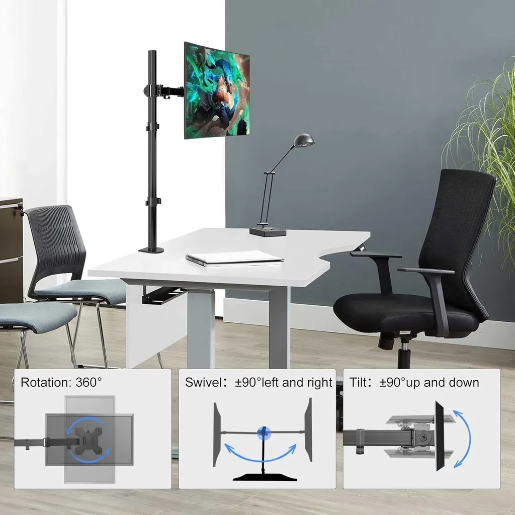 Soulagez votre Dos avec ce Support Moniteur Réglable - Hauteur 80cm Max - 4