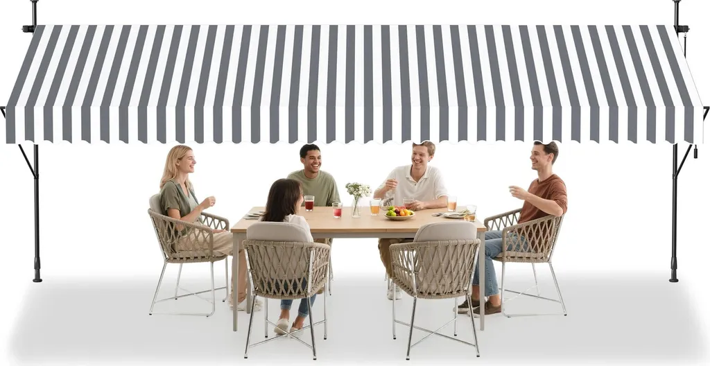 Recensione Prodotto: Tenda Sole 400x120 cm Senza Buchi Grigia