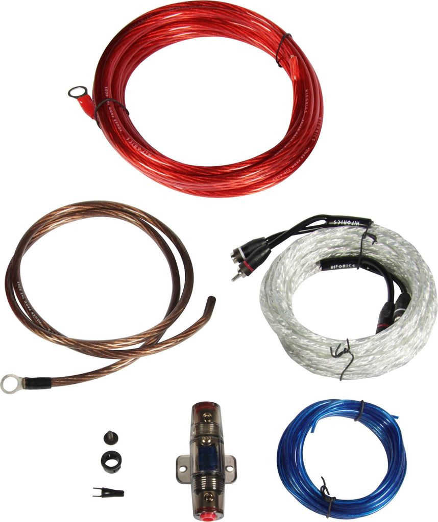 Zestaw kabli Hifonics HFX10WK 10 mm², 5 m Zdjęcie produktu 