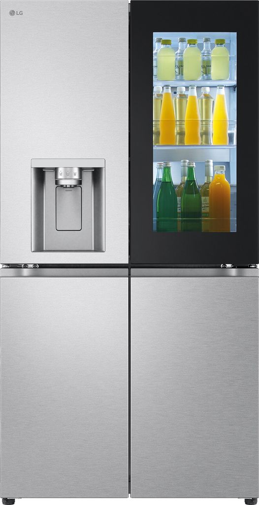 LG Kühl-Gefrier-Kombination Multi-Door 637 L InstaView Eis-, Crushed GMG961MBKE