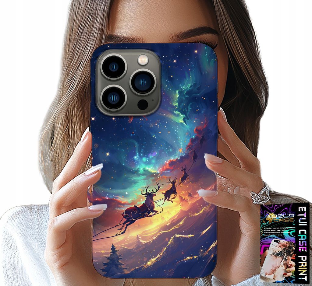 Hülle Für Iphone 16 Pro - Rentier Süsses Rentier Weihnachtliches Design